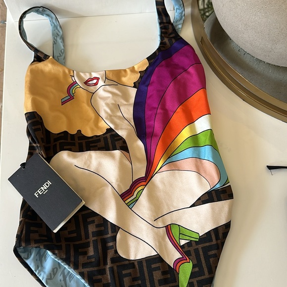 New with Tags Fendi Reversable Swimsuit - Picture 2 of 5